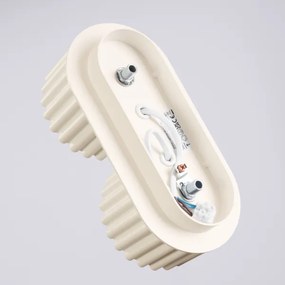 Sollux SL.1793 - AURA krémszínű spotlámpa 2xGX53/10W/230V