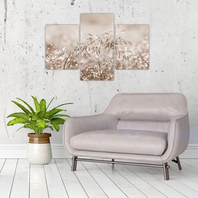 Kép - rét barna árnyalatokban (90x60 cm)