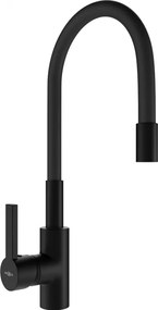 Mexen FLEX - Magas csap / mosogató, fekete, 670900-70