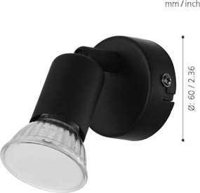 Eglo BUZZ-LED 32428 Spotlámpa 1x2,8W/GU10 IP20
