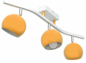Spotlámpa MORRIS 3xE27/15W/230V narancssárga