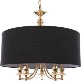 COSMOLIGHT P05896AU-BK ABU DHABI Ernyős Függesztett Lámpa Fekete, Arany E14 IP20