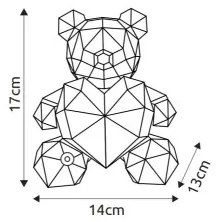 Globo 28058K - BRONDAR LED asztali dekoráció, állítható fény, 3W, 5V, 1200 mAh,