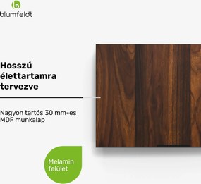 Blumfeldt WoodVista páraelszívó szekrény, Robusztus, Gázrugók, Könnyen tisztítható