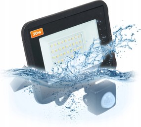 Halogén fényvető Led lámpa mozgásérzékelővel 30W Állítható érzékelővel