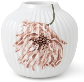 Poppy fehér porcelán váza, magasság 13 cm - Kähler Design