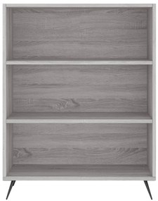 szürke sonoma szerelt fa magasszekrény 69,5x32,5x180 cm
