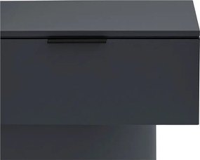 Antracitszürke konzolasztal 36x100 cm Totem – Teulat