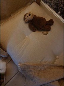 Mini Hippo feketés szürke relaxációs gyerekfotel - Karup Design