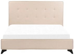 Franciaágy 140 cm AMBRE (ágyráccsal) (bézs). 1007084