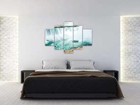 Vízesések hajóval képe (150x105 cm)