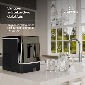 Klarstein Ice Lux jégkocka készítő, Rozsdamentes acél, 23 kg/24 ó, Öntisztító