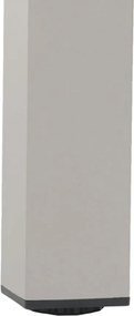 Kerti asztal 162x90 cm, alumínium, polywood, bézs, AZT-S1514 CRM