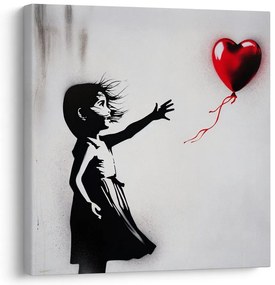 Kép szív a szélben street art