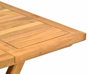 DIVERO Kerti fa összecsukható asztal magasság 50 cm