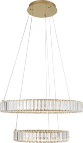 NOVA LUCE 9333077 AURELIA Kristály Függesztett Lámpa LED IP20