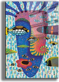 Camtbl-025 edzett üvegkép, 50 x 70 cm