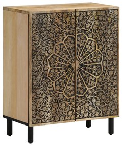 tömör mangófa tálalószekrény 60 x 33 x 75 cm