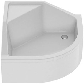 New Trendy Angus félkör alakú zuhanytálca 90x90 cm fehér B-0362