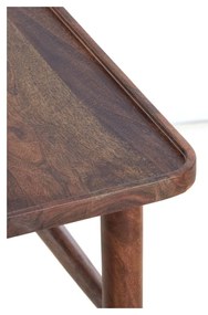 Barna akácfa konzolasztal 30x120 cm Qiano – Light &amp; Living