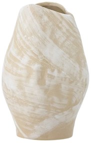 Bézs agyagkerámia váza (magasság 31 cm) Obsa – Bloomingville