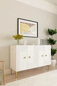 Lessi 120 - White, Gold
