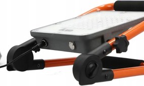 Újratölthető LED reflektor állvánnyal LED/50W/3,2V 4500K 5000 mAh IP65 narancssárga