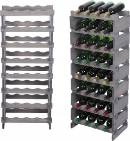 Bortartó állvány moduláris palacktartó állvány 8x4 32 palackhoz szerszám nélküli összeszerelés