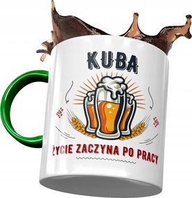 Zöld Bögre Jakab Kuba Férj Kolléga Ajándék Nyomtatott Fotóval