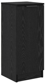 Széf fiókkal 3 pcs Musta tammi Faanyag