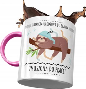 Rózsaszín Bögre Patrícia Barátnő Feleség Ajándék Nyomtatott Fotóval