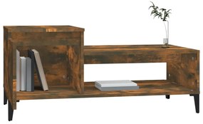 Füstös tölgy színű fatermék dohányzóasztal 100 x 50 x 45 cm