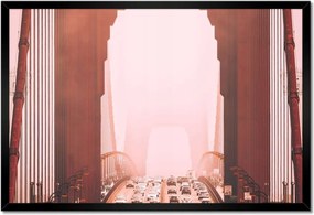 Poszterek keretben 60x40 Városi táj Kilátás