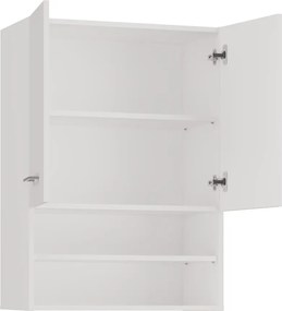 Pola mini DK felső fürdőszoba szekrény, fehér