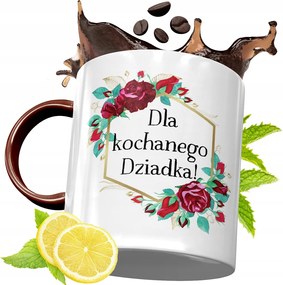 Bordó Bögre Nagypapának Születésnapra Ajándék fényképes nyomattal