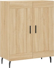 vidaXL sonoma tölgy színű szerelt fa tálalószekrény 69,5 x 34 x 90 cm