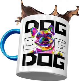 Kék Kutyás Bögre Kutyával Cuki Ajándék Nyomtatott Fotóval