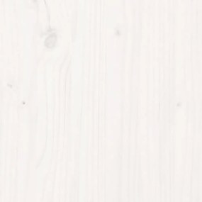 fehér tömör fenyőfa dohányzóasztal 110x50x40 cm