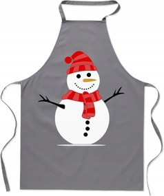 Karácsonyi konyhai kötény Karácsonyi hóember