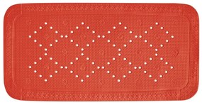 Spirella ALASKA csúszásgátló fürdőkád alátét,piros, 91 x 36 cm
