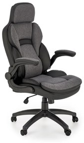 VALERIO irodai szék, fekete/szürke