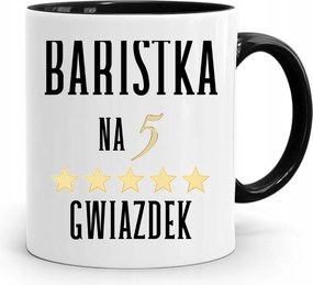 Barista Kávézó Bögre Fekete Ajándék fényképes nyomattal
