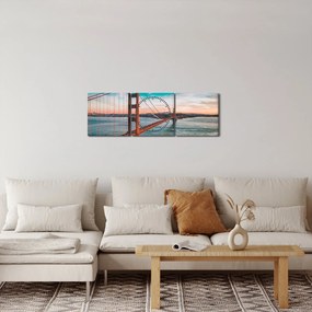 Kép - Golden Gate, San Francisco (órával) (90x30 cm)