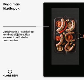 Klarstein Delicatessa 90 Full Flex beépített indukciós főzőlap 6 zóna 10 500 W önellátó