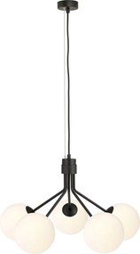 Emibig modern skandináv függeszték nova fehér fekete emi1138/5
