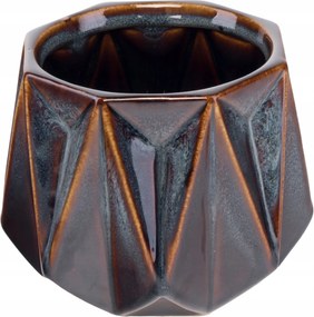 Kerámia kaspóvédő Blanka standard sötétkék barna