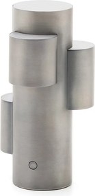 Ezüstszínű fém LED dimmelhető asztali lámpa (magasság 26,5 cm) Adrina – Kave Home