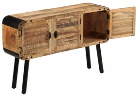 tömör mangófa tálalószekrény 120 x 30 x 76 cm