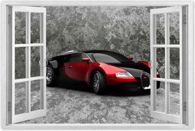 Poszter 60x40 Bugatti Veyron Piros