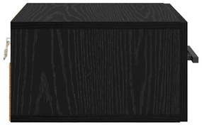 vidaXL Éjjeliszekrény Musta tammi 35 x 35 x 20 cm Faanyag